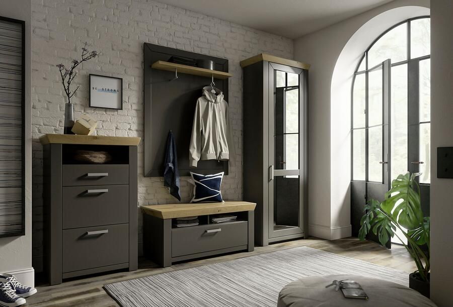 Set one by Musterring Halmeubelset GA York Kombi 60 met kapstokpaneel (set 4-delig) - Foto 3