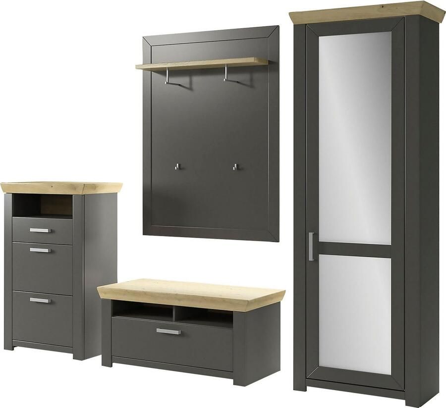 Set one by Musterring Halmeubelset GA York Kombi 60 met kapstokpaneel (set 4-delig)