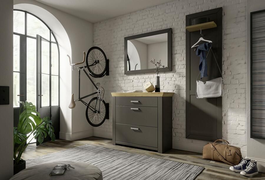 Set one by Musterring Halmeubelset GA York Kombi 61 met garderobe paneel en schoenenkast (set 3-delig) - Foto 3