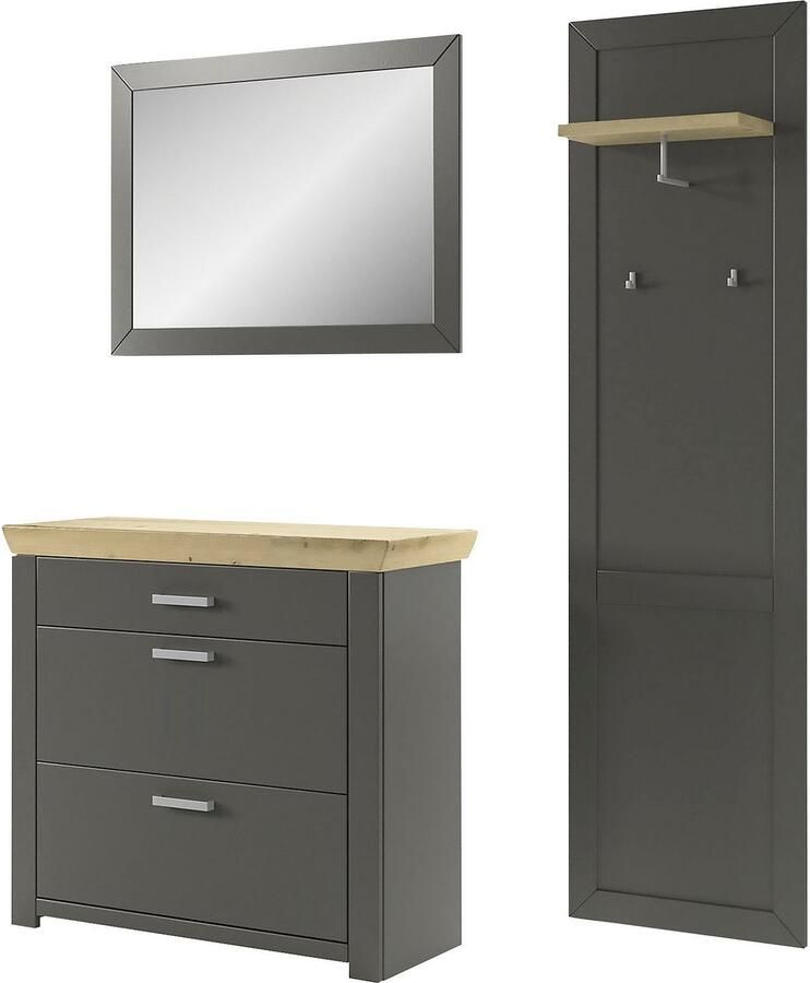 Set one by Musterring Halmeubelset GA York Kombi 61 met garderobe paneel en schoenenkast (set 3-delig) - Foto 2