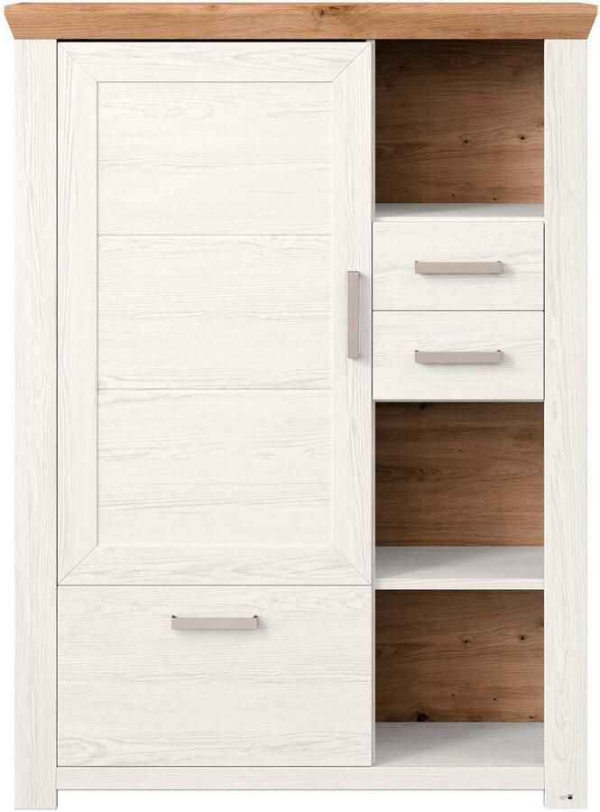 Set one by Musterring Highboard York Type 25 en 26 in 3 kleurvarianten verlichting optioneel breedte 105 cm - Foto 3