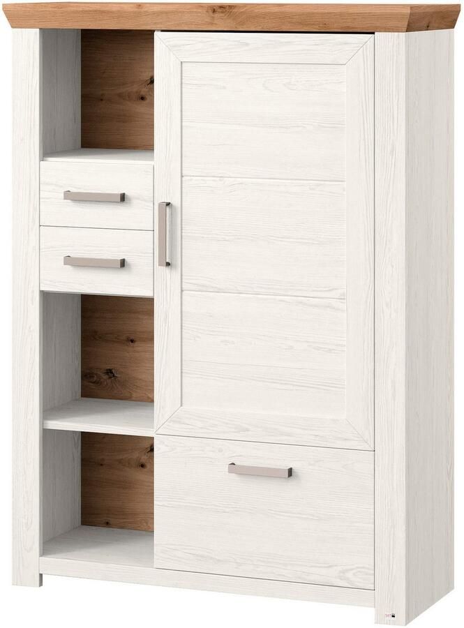 Set one by Musterring Highboard York Type 25 en 26 in 3 kleurvarianten verlichting optioneel breedte 105 cm - Foto 2