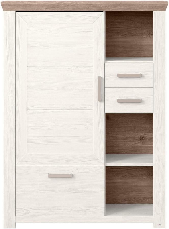 Set one by Musterring Highboard York Type 25 en 26 in 3 kleurvarianten verlichting optioneel breedte 105 cm - Foto 3
