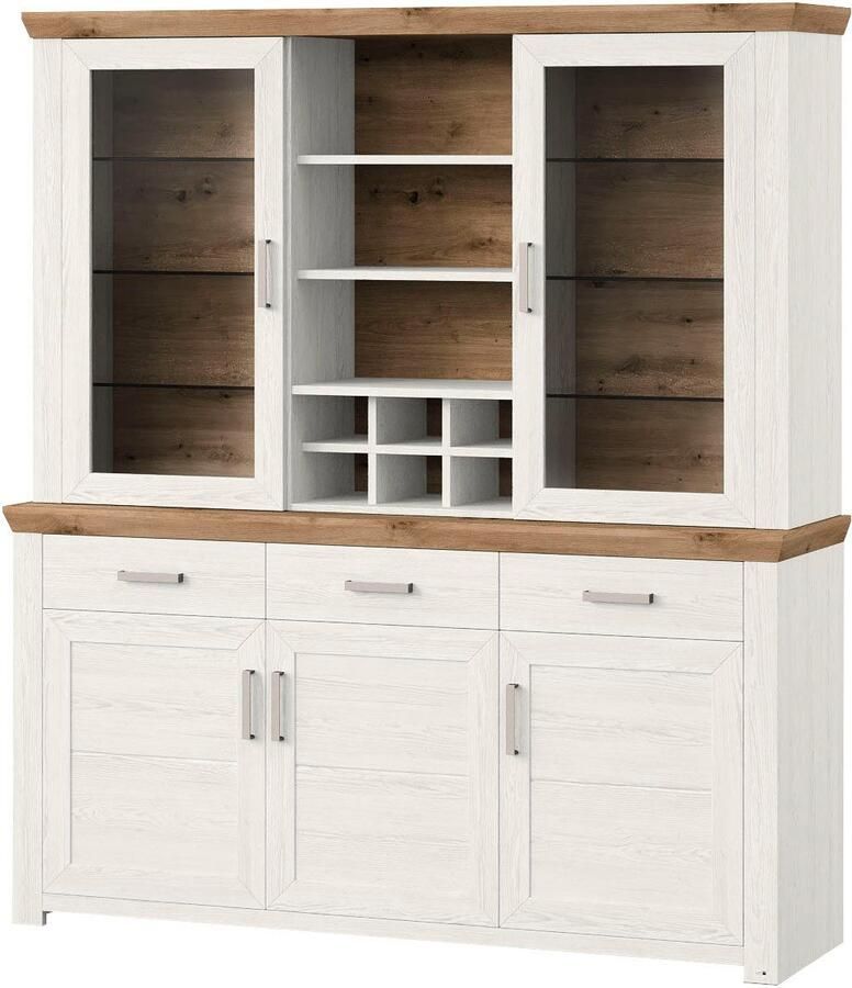 Set one by Musterring Kastenset York met glazen deuren optioneel met verlichting 3 kleuren breedte 184 cm (2 stuks) - Foto 3