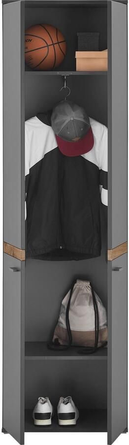 Set one by Musterring Kledingkast Lancaster Dielen met uitschuifbare kledingstang twee kleuren b 60 x h 206 cm (1 stuk) - Foto 2