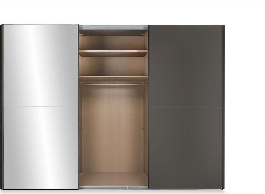 Set one by Musterring Schuifdeurkast Henderson met spiegel inclusief planken en garderobestangen - Foto 4