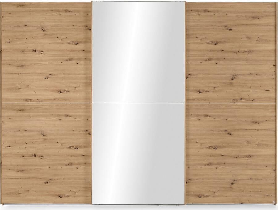 Set one by Musterring Schuifdeurkast Henderson met spiegel inclusief planken en garderobestangen - Foto 2