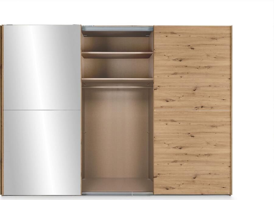 Set one by Musterring Schuifdeurkast Henderson met spiegel inclusief planken en garderobestangen - Foto 4