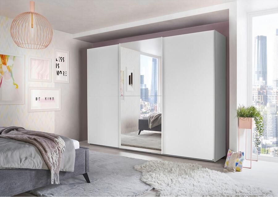 Set one by Musterring Schuifdeurkast Henderson met spiegel inclusief planken en garderobestangen - Foto 5