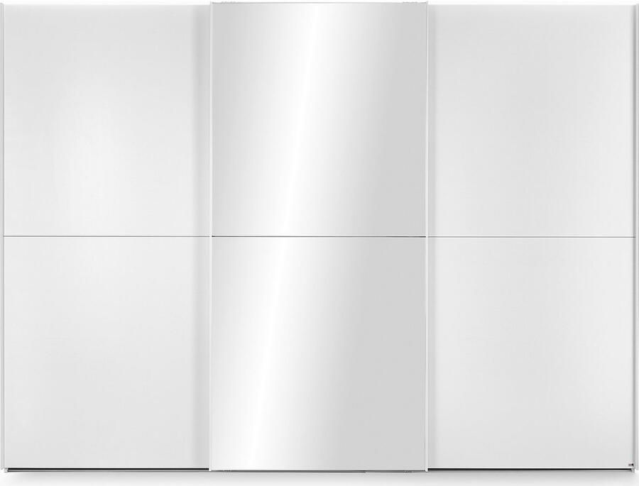 Set one by Musterring Schuifdeurkast Henderson met spiegel inclusief planken en garderobestangen