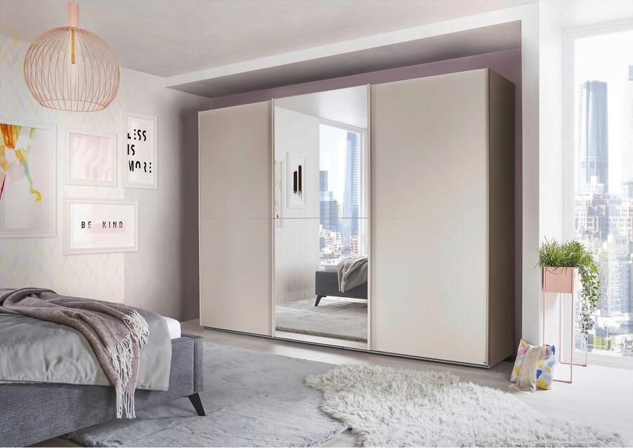 Set one by Musterring Schuifdeurkast Henderson met spiegel inclusief planken en garderobestangen - Foto 5