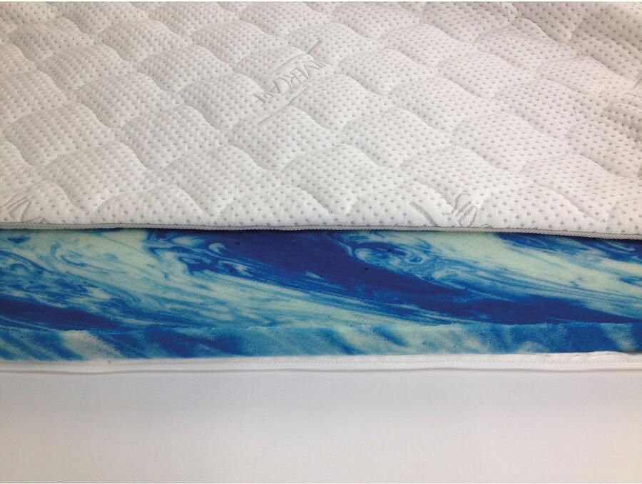 Set one by Musterring Topmatras Florida Silvercare gel schuim Gelschuimkern met stretch-dubbeldoekhoes met Silver Protect