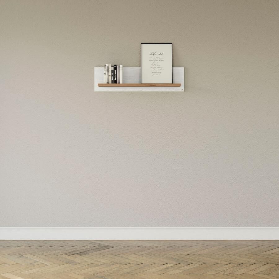 Set one by Musterring Wandplank York in drie maten en kleuren verlichting optioneel 1 legplank - Foto 5