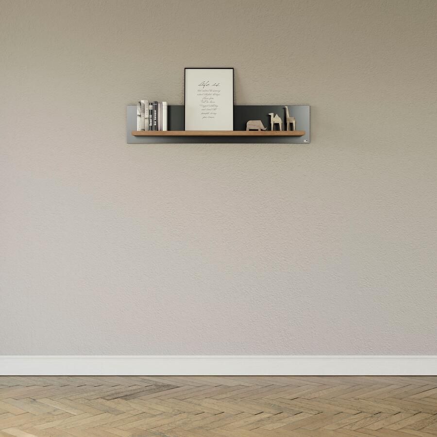 Set one by Musterring Wandplank York in drie maten en kleuren verlichting optioneel 1 legplank - Foto 5