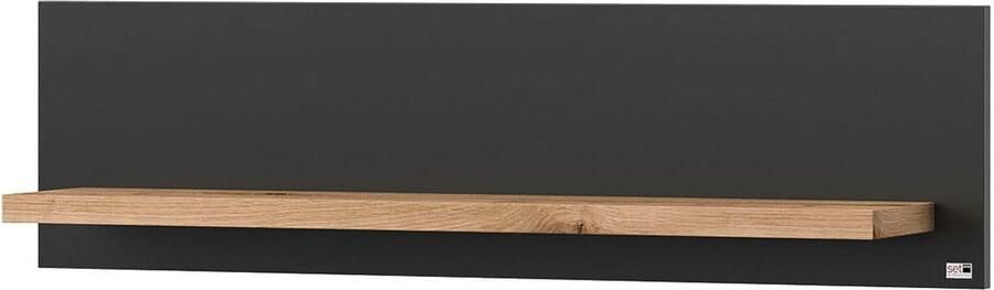 Set one by Musterring Wandplank York in drie maten en kleuren verlichting optioneel 1 legplank - Foto 3