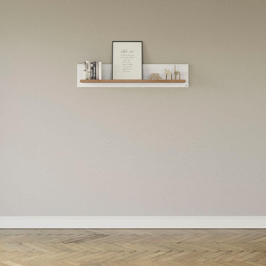 Set one by Musterring Wandplank York in drie maten en kleuren verlichting optioneel 1 legplank - Foto 5