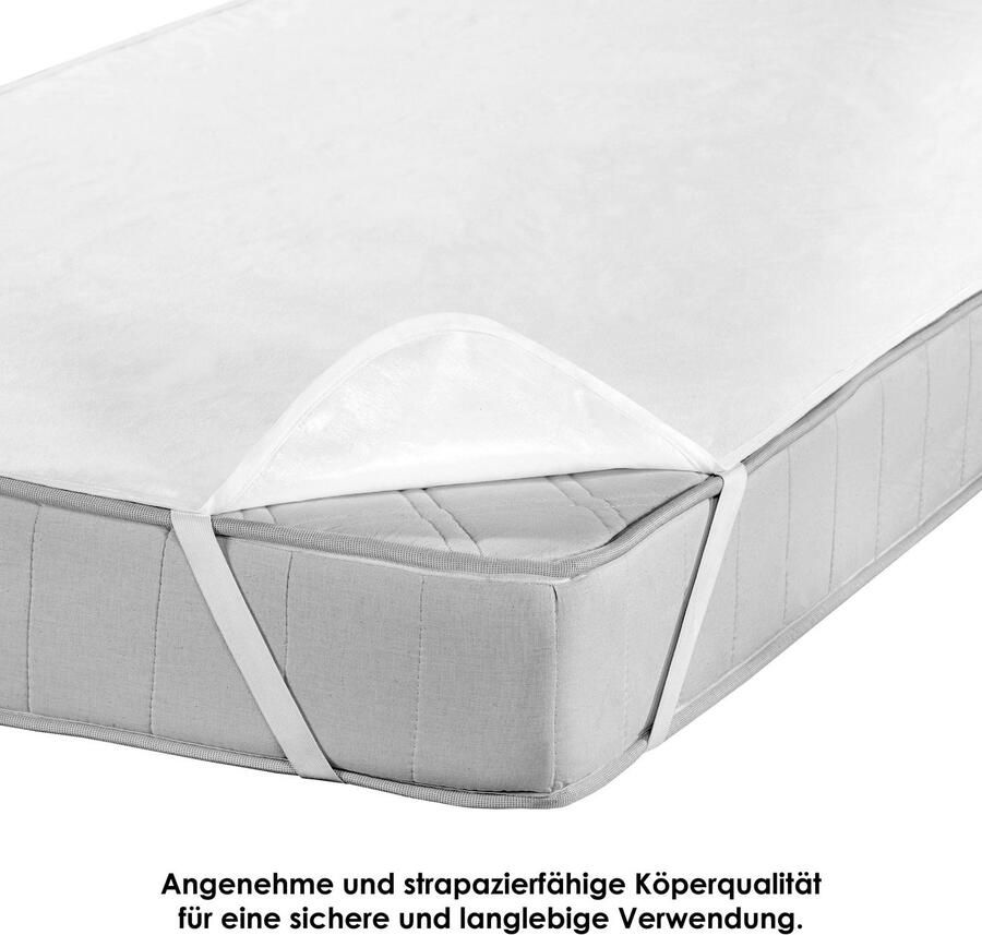 SETEX MATRATZEN UND KISSEN Matrasdek 14PE matras 90x200 cm 140x200 cm en andere maten In babyformaat 70 x 40 cm zonder hoekelastiek ter bescherming van uw kind - Foto 4