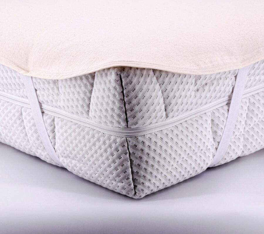 SETEX MATRATZEN UND KISSEN Matrasdek Matrasbeschermer molton SETEX katoen huidvriendelijke matrasbeschermer in 90x200 en 100x200 cm (voordeelset) - Foto 4