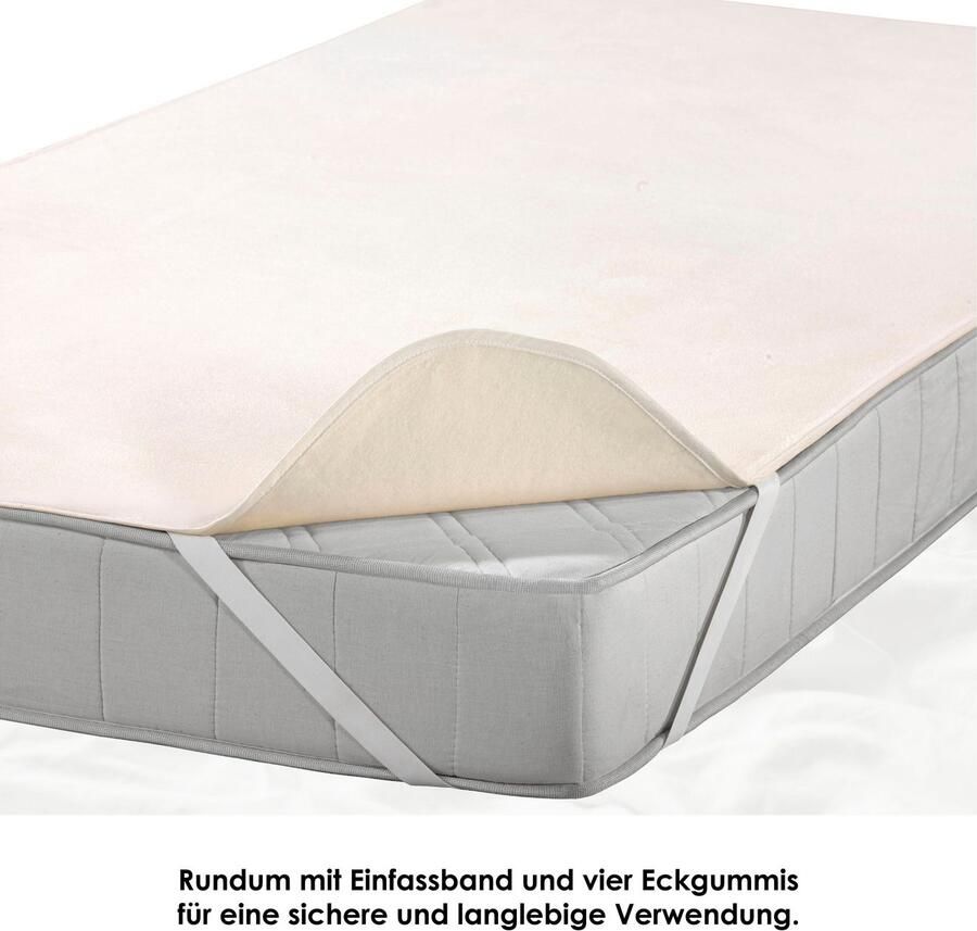 SETEX MATRATZEN UND KISSEN Matrasdek Molton span onderlegger geschikt voor allergieën (huisstofallergie) - Foto 4