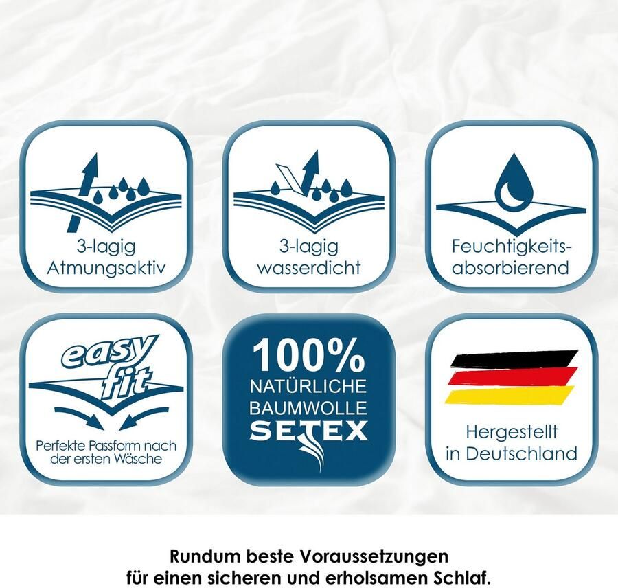 SETEX MATRATZEN UND KISSEN Matrasdek Zomer winter kant-en-klaar matrasdek - Foto 8
