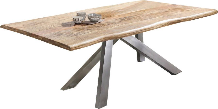 SIT Eettafel met boomrand alsof gegroeid