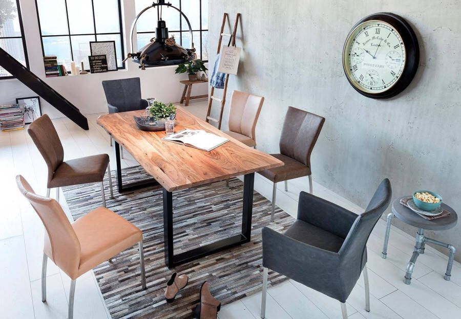 SIT Eettafel Tops&Tables Acacia tafelblad met natuurlijke boomrand - Foto 10