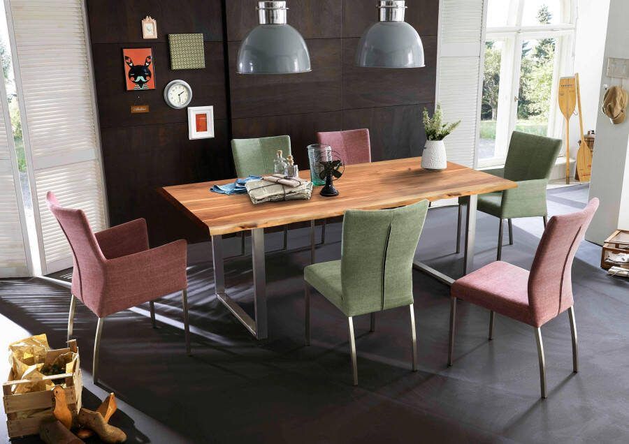 SIT Eettafel Tops&Tables met tafelblad van acacia in boomstam-look alsof het zo gegroeid is - Foto 2