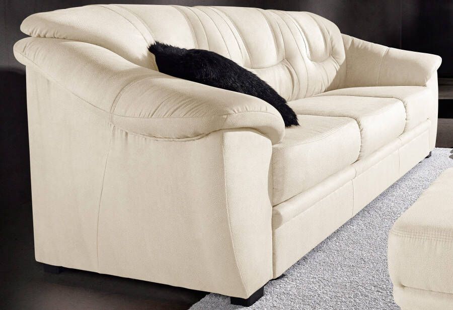 Sit&more 3-zitsbank Safira inclusief comfortabele binnenvering naar keuze met slaapfunctie - Foto 4