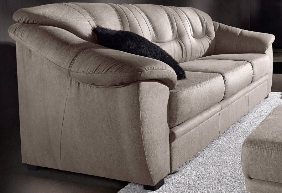 Sit&more 3-zitsbank Safira inclusief comfortabele binnenvering naar keuze met slaapfunctie - Foto 4