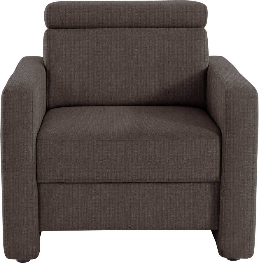 Sit&more Fauteuil Bologna met binnenvering met verstelbare hoofdsteun - Foto 13