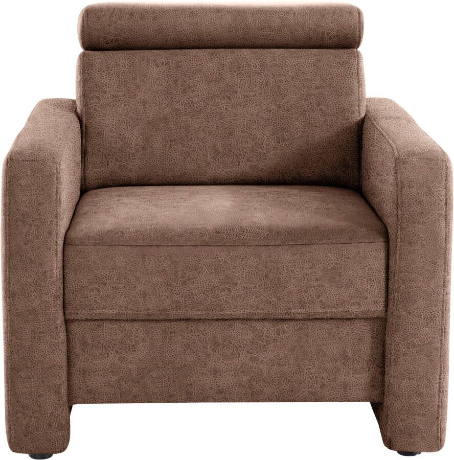 Sit&more Fauteuil Bologna met binnenvering met verstelbare hoofdsteun - Foto 13