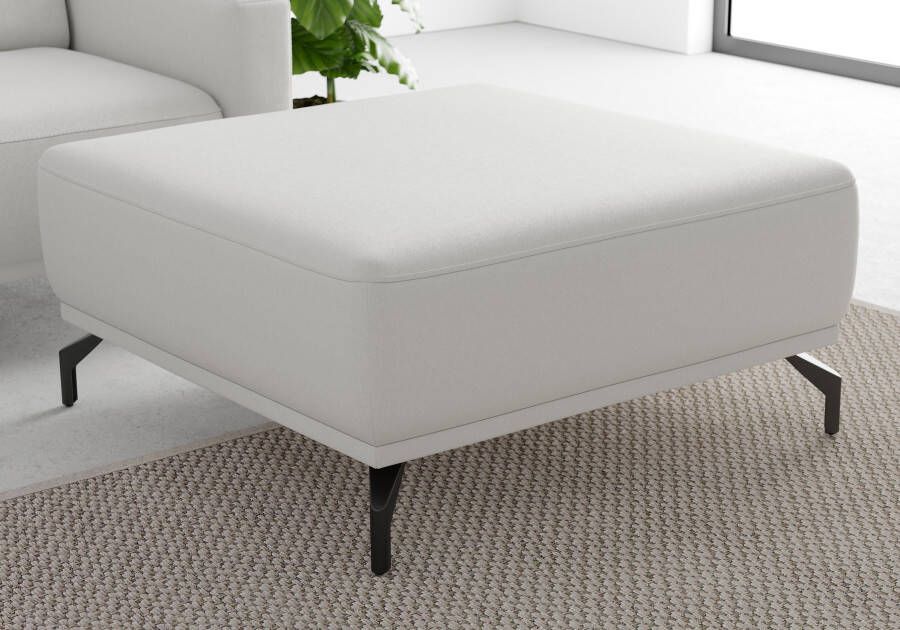 Sit&more Hocker Bailando met binnenvering en zwarte matte metalen poten - Foto 8