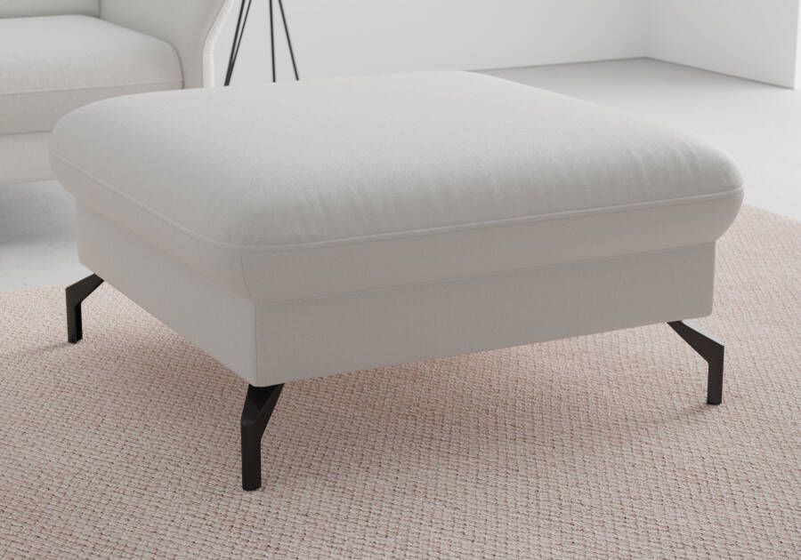 Sit&more Hocker Fashion met binnenvering met hoogwaardige zwarte metalen poten - Foto 8