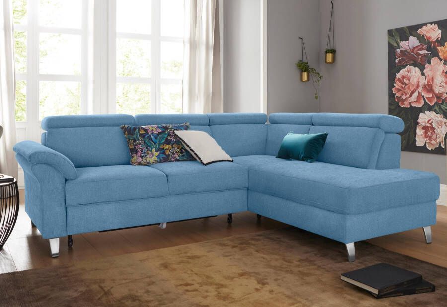 Sit&more Hoekbank Arngast L-vorm met verstelbare hoofdsteun en binnenvering - Foto 6