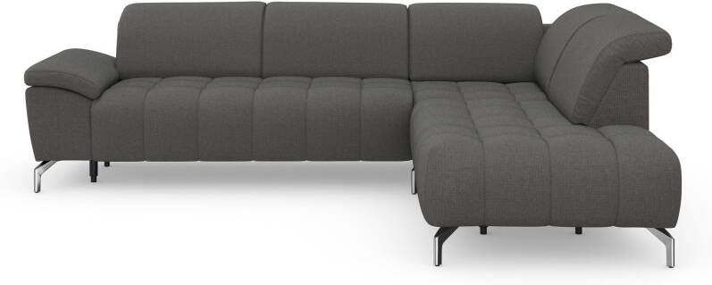 Sit&more Hoekbank Cool L-vorm naar keuze met verstelbare hoofdsteun en uittrekzitting motorisch