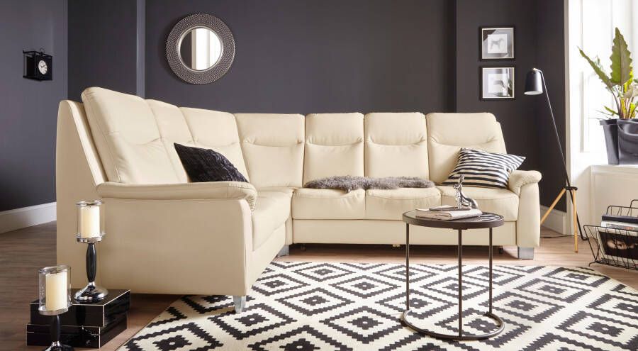 Sit&more Hoekbank Boccaccio L-vorm met binnenvering en verstelbare hoofdsteun naar keuze met slaapfunctie - Foto 15