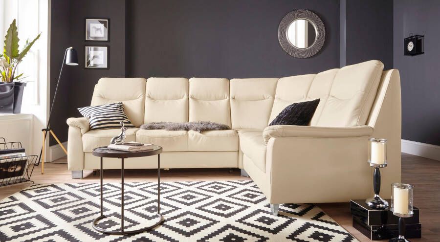 Sit&more Hoekbank Boccaccio L-vorm met binnenvering en verstelbare hoofdsteun naar keuze met slaapfunctie - Foto 6