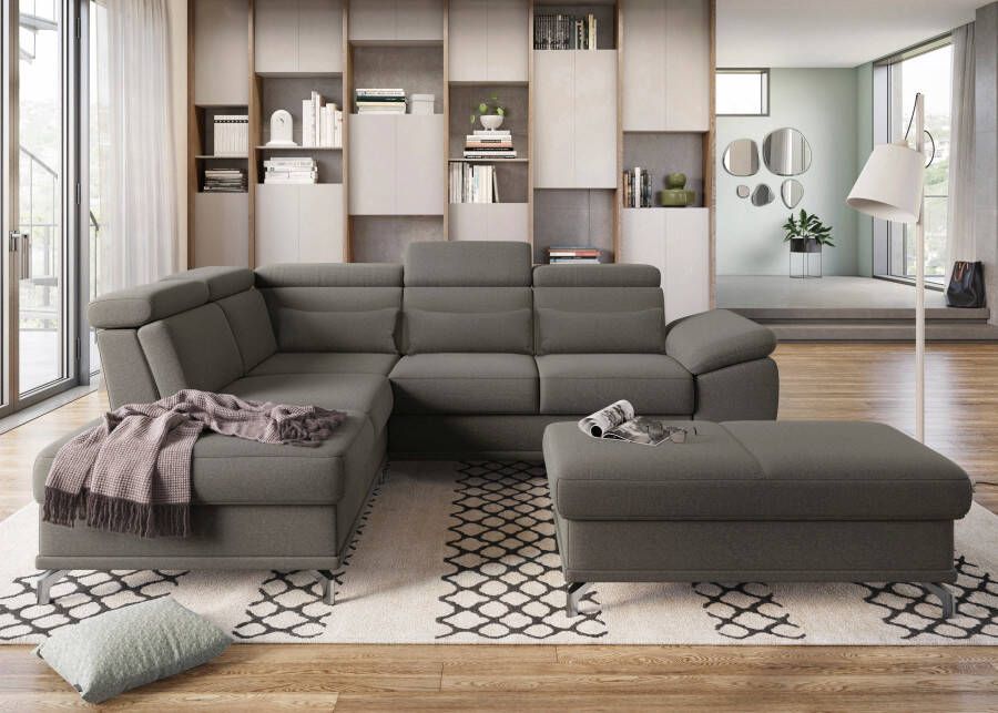 Sit&more Hoekbank Cabrio L-vorm met zitdiepteverstelling arm- en hoofdsteunverstelling - Foto 13