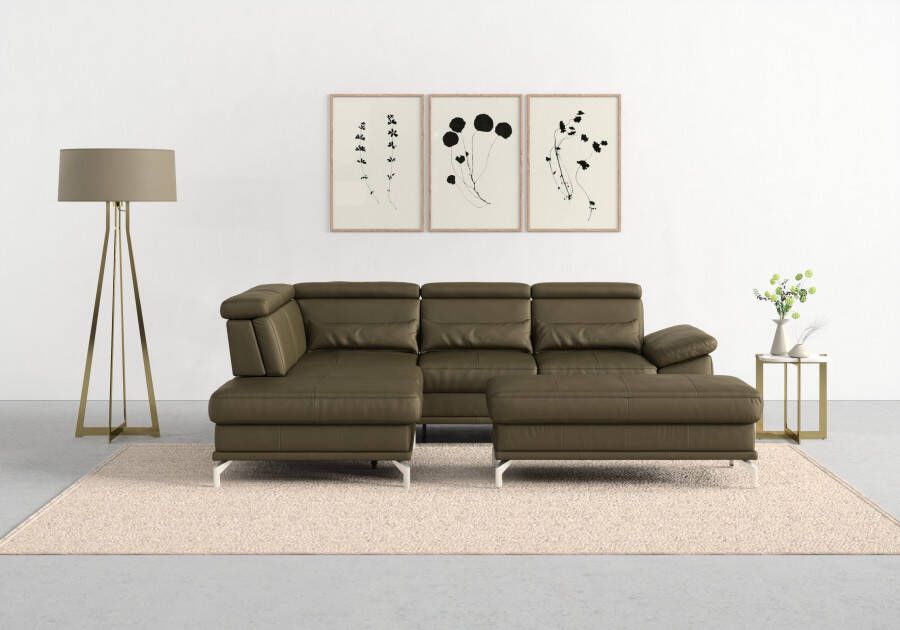 Sit&more Hoekbank Cabrio L-vorm met zitdiepteverstelling arm- en hoofdsteunverstelling - Foto 13