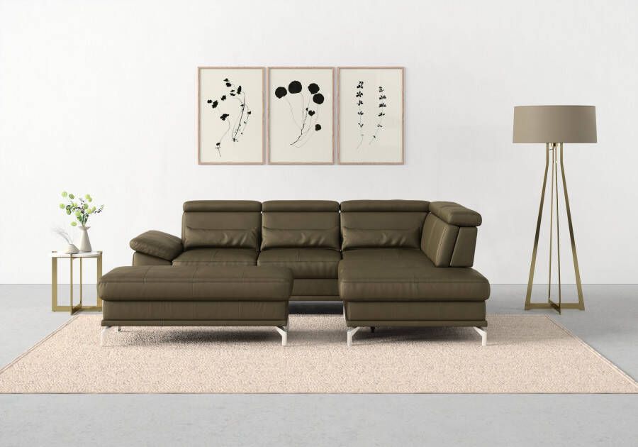 Sit&more Hoekbank Cabrio L-vorm B: 274 cm met zitdiepte- arm- & hoofdverstelling - Foto 11