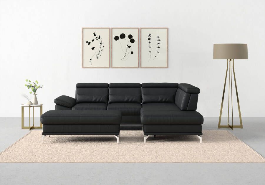 Sit&more Hoekbank Cabrio L-vorm B: 274 cm met zitdiepte- arm- & hoofdverstelling - Foto 11