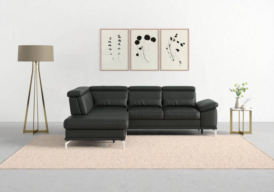 Sit&more Hoekbank Cabrio L-vorm met zitdiepteverstelling arm- en hoofdsteunverstelling - Foto 11