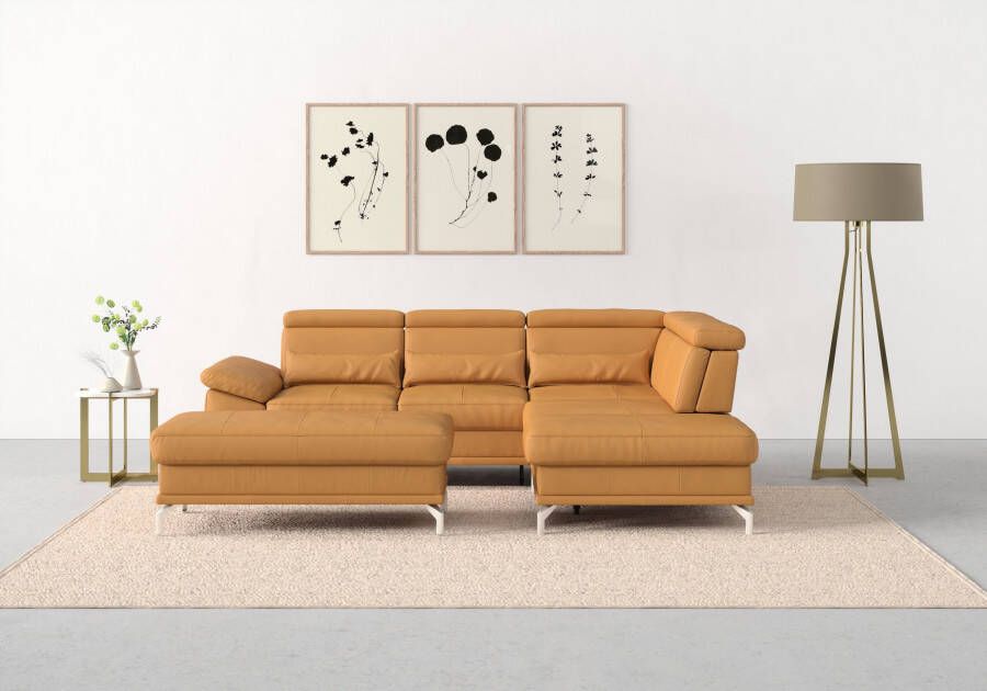 Sit&more Hoekbank Cabrio L-vorm met zitdiepteverstelling arm- en hoofdsteunverstelling - Foto 13