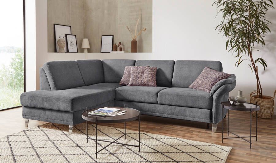 Sit&more Hoekbank Clio L-vorm naar keuze met slaapfunctie en bedkist met binnenvering