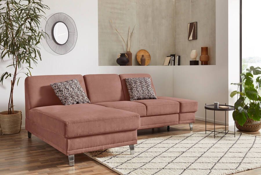 Sit&more Hoekbank Clio L-vorm naar keuze met slaapfunctie of uittrekzitting en bedkist binnenvering