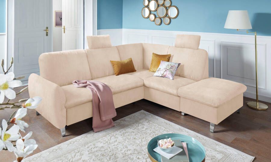 Sit&more Hoekbank Daytona L-vorm met binnenvering twee hoofdsteunen en naar keuze met slaapfunctie - Foto 6