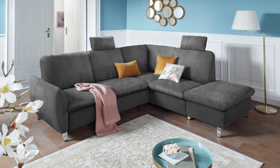 Sit&more Hoekbank Daytona L-vorm met binnenvering twee hoofdsteunen en naar keuze met slaapfunctie - Foto 10