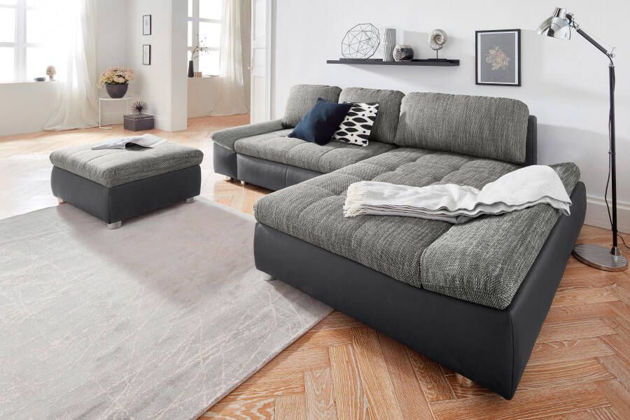 Sit&more Hoekbank Fabona naar keuze met slaapfunctie bedkist beweegbare armleuning - Foto 6