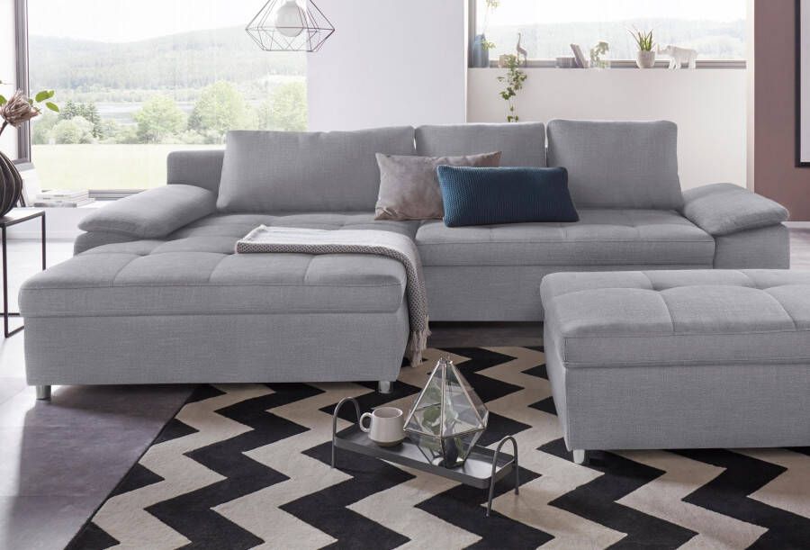 Sit&more Hoekbank Labene L-vorm naar keuze met slaapfunctie en bedkist ook als xxl-variant