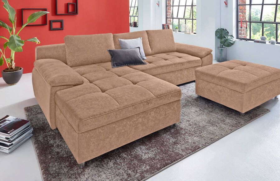 Sit&more Hoekbank Labene L-vorm naar keuze met slaapfunctie en bedkist ook als xxl-variant - Foto 7